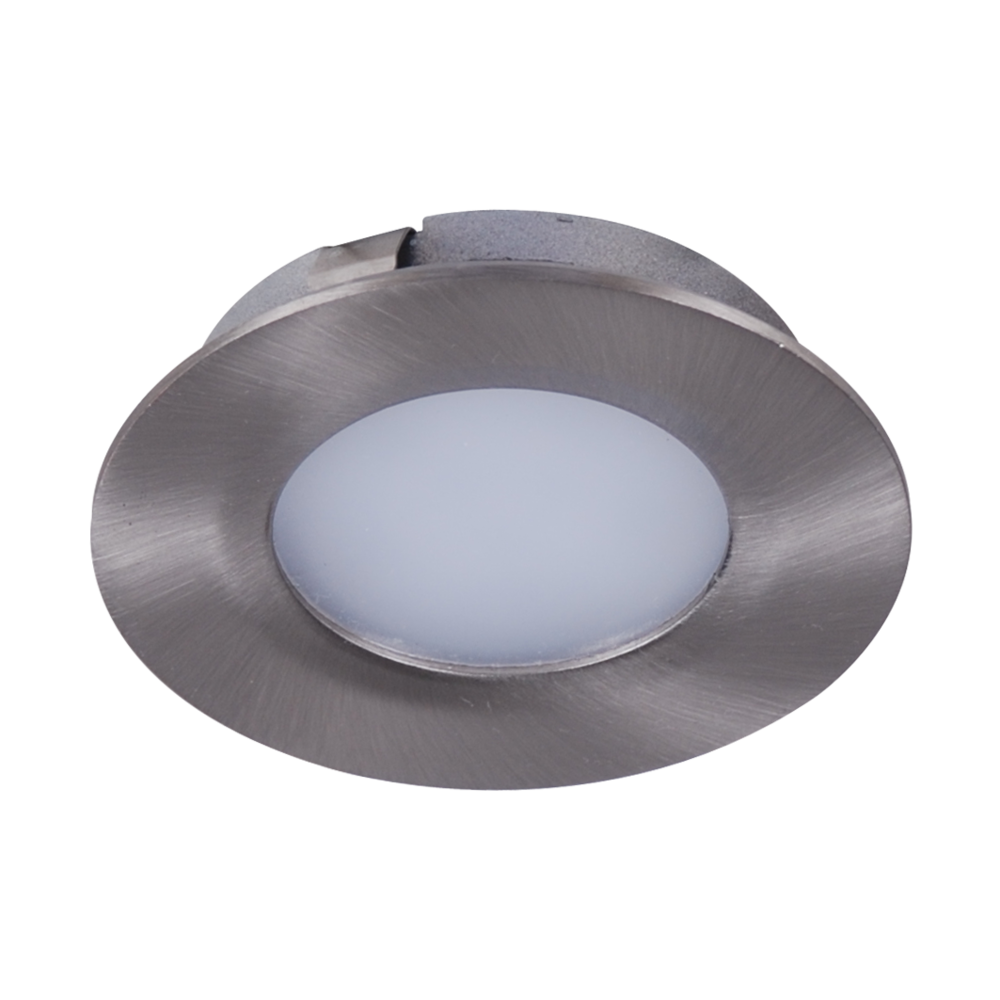 ANOVA S9105 Recessed LED Cabinet Light Satin Nickel 12V 4W 6000K - S9105DL/SN