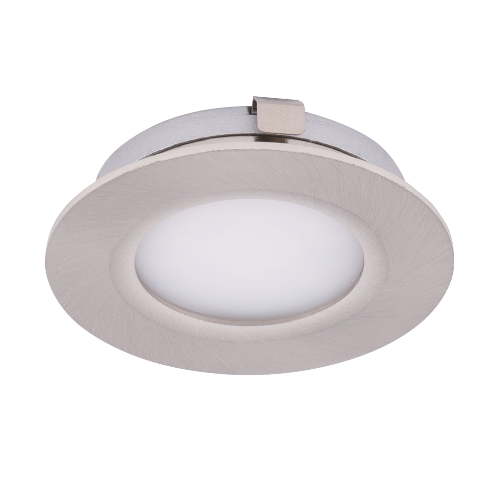 Anova Recessed LED Downlight 12V DC 4W Satin Nickel Aluminium 4000K - S9105CW/SN