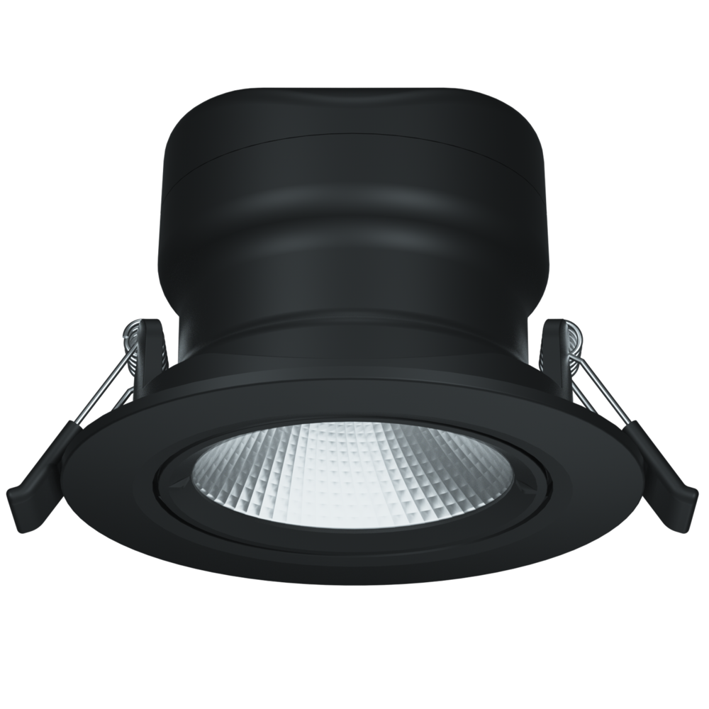 Buy Recessed LED Downlights Australia Coolum Recessed LED Downlight 6W Black Aluminium 3 CCT - S9167TC/BK