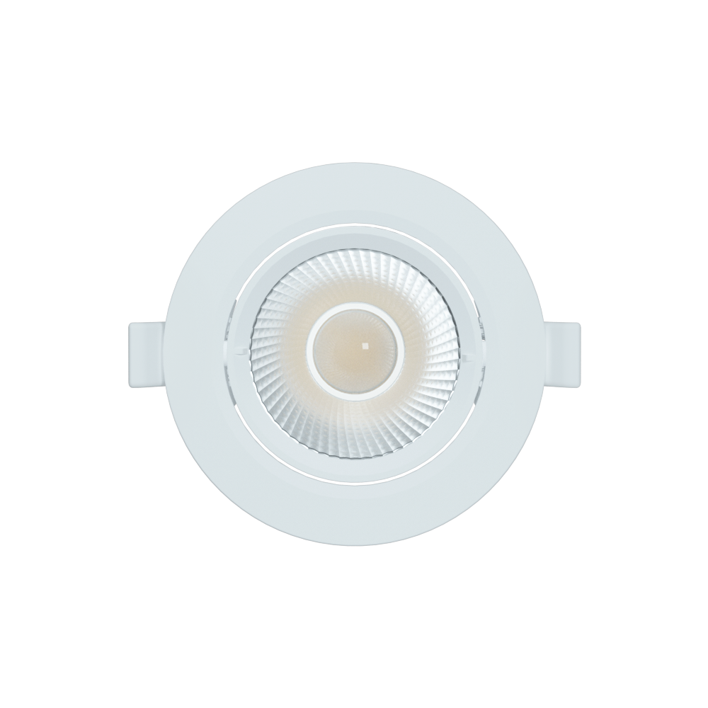Buy Recessed LED Downlights Australia Coolum Recessed LED Downlight 9W White Aluminium 3 CCT - S9168TC/WH