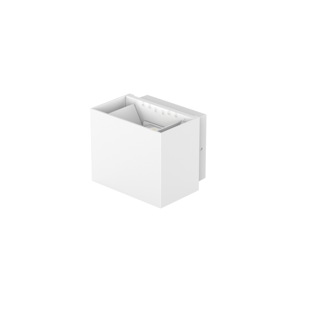 Buy Up / Down Wall Lights Australia CUBE II S9320 Surface Mounted Exterior LED Wall Light White 10W 5000K IP65 - S9320NDL/WH