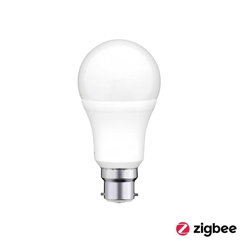 Buy Smart LED Globes Australia GLS Smart LED Globe B22 9.5W CCT + RGB Zigbee - S9B22LED9W-RGB-Z