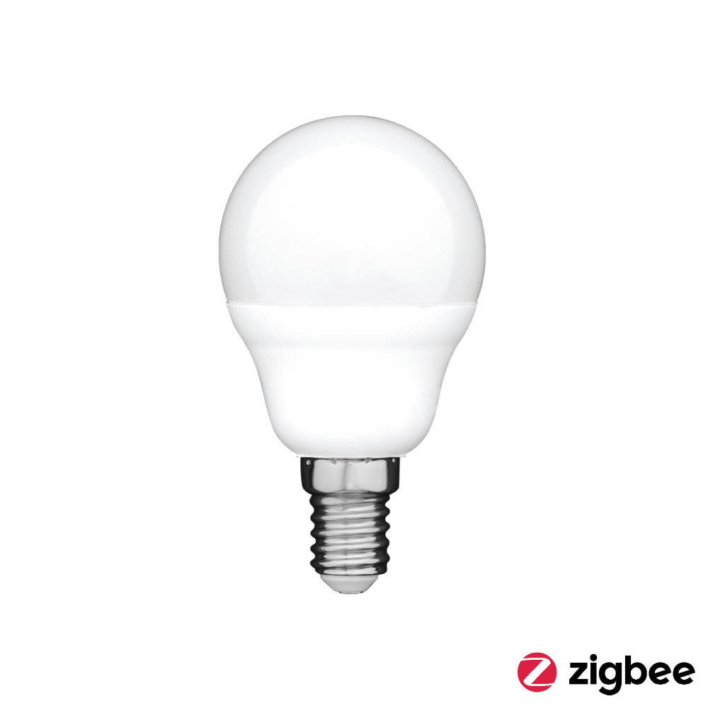 Buy Smart LED Globes Australia Fancy Round Smart LED Globe 4W E14 3000K Zigbee - S9E14LED13-ZB