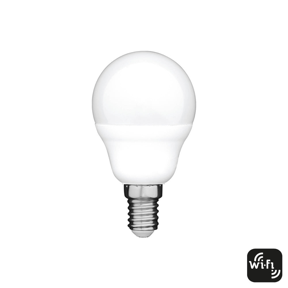 Buy Smart LED Globes Australia Fancy Round Smart LED Globe 4W E14 3000K WIFI - S9E14LED13