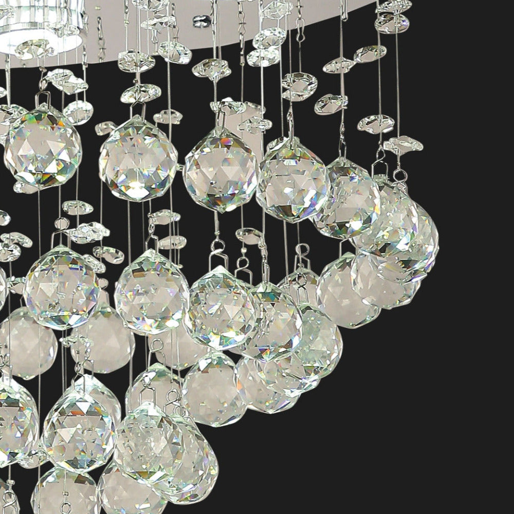 Buy Flush Mount Lights Australia Savina 4 Light 320mm Flush Mount Chrome & Clear - SAVINA CTC32-CH