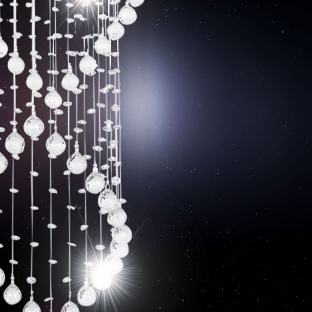 Buy Pendant Lights Australia Savina 5 Light Pendant 1800mm Chrome/Clear SAVINA PE18-CH