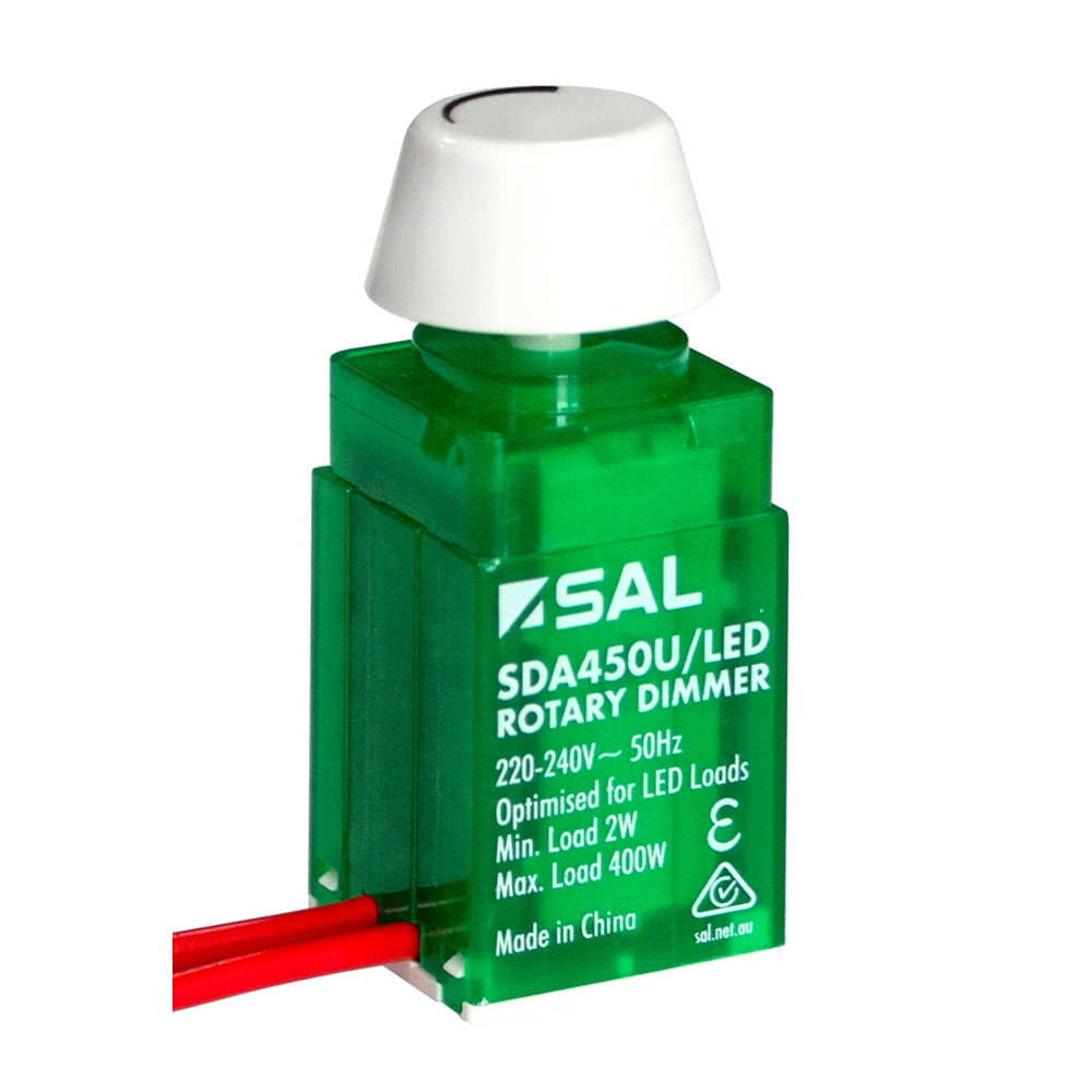 Buy Dimmers & Switches Australia Analogue Dimmer & Switche Use For Lighting Load Green - SDA450U/LED