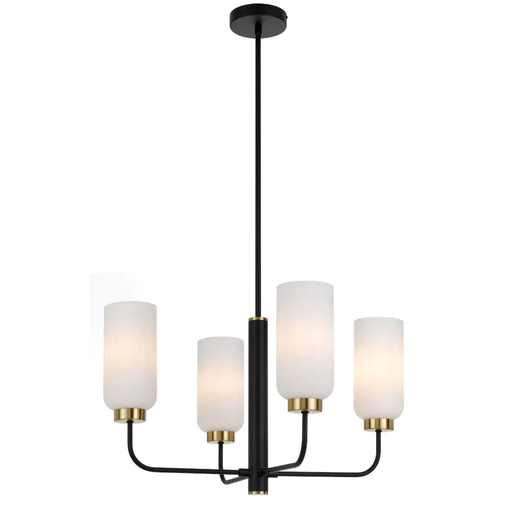 Sepring 4 Lights Pendant Lights 600mm Black Metal - SEBRING PE4-BKO