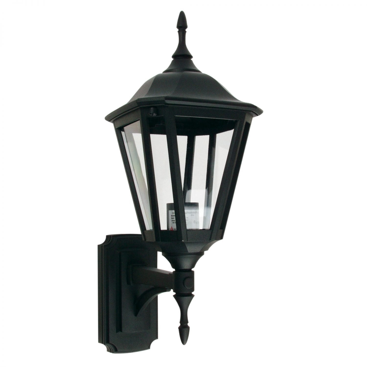 Buy Outdoor Wall Lanterns Australia Java 1 Light Outdoor Light Black - SG70410BK