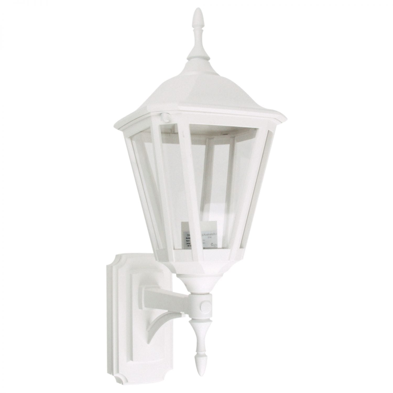Buy Outdoor Wall Lanterns Australia Java 1 Light Outdoor Light White - SG70410WH