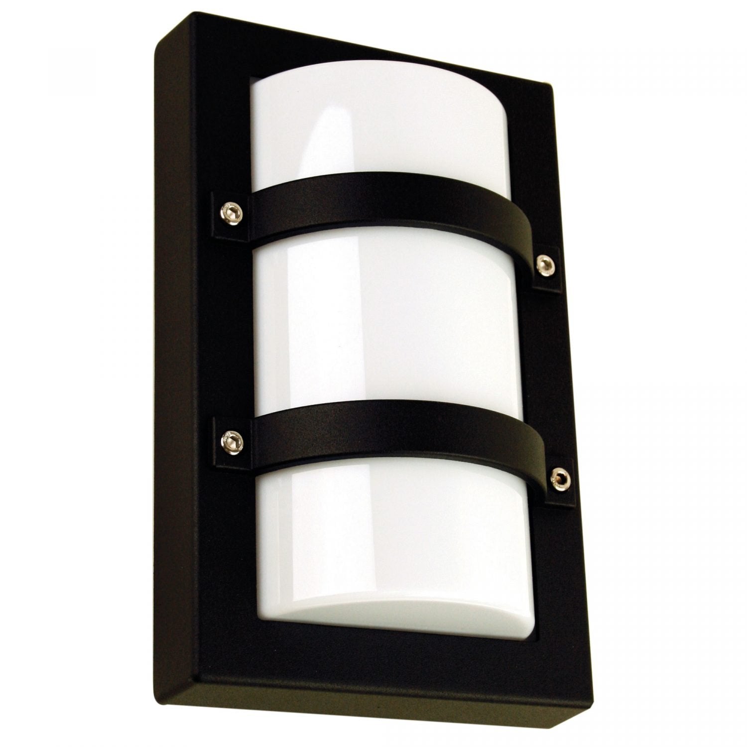 Trio Mini 1 Light Outdoor Light Bulkhead Black - SG70522BK