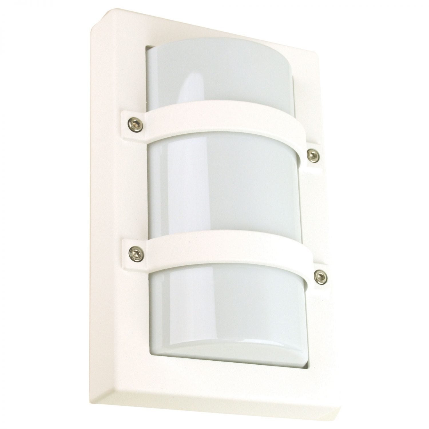 Trio Mini 1 Light Outdoor Light Bulkhead White - SG70522WH