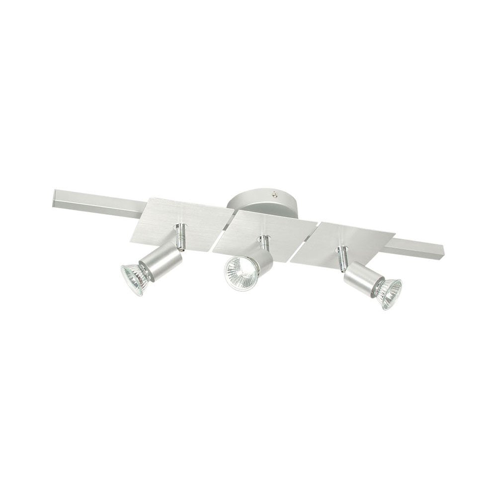 Buy Spotlights Australia Form 3 Light Spotlight GU10 Satin Aluminium - SL57324/3SA