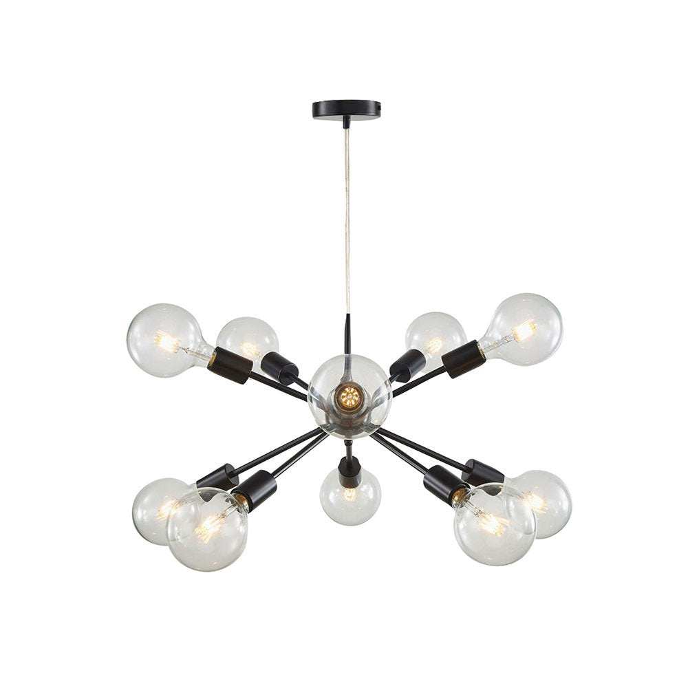 Buy Pendant Lights Australia Sputnik 10 Light Pendant Black - SL63210BK