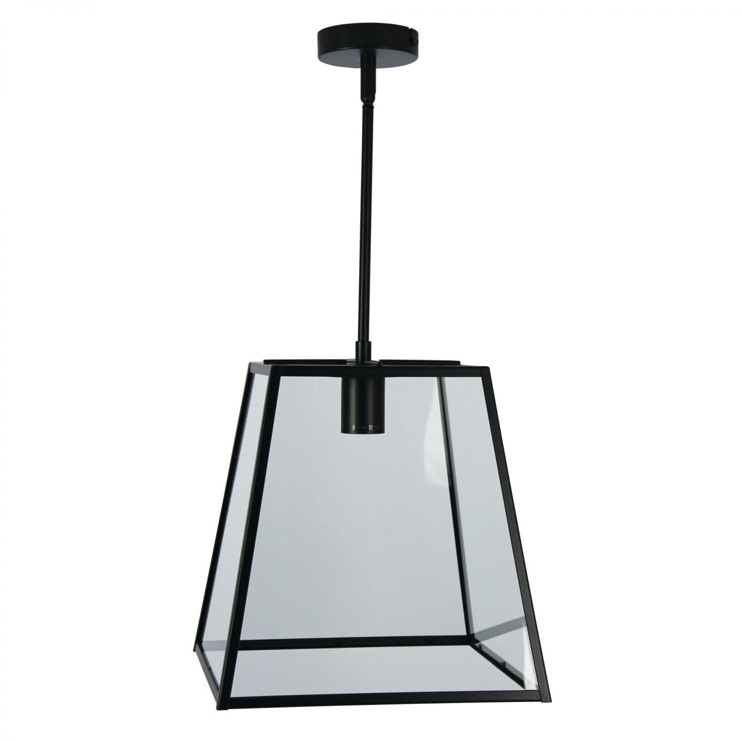 Buy Pendant Lights Australia Eaton 1 Light Single Pendant Matt Black 300mm - SL64902BK