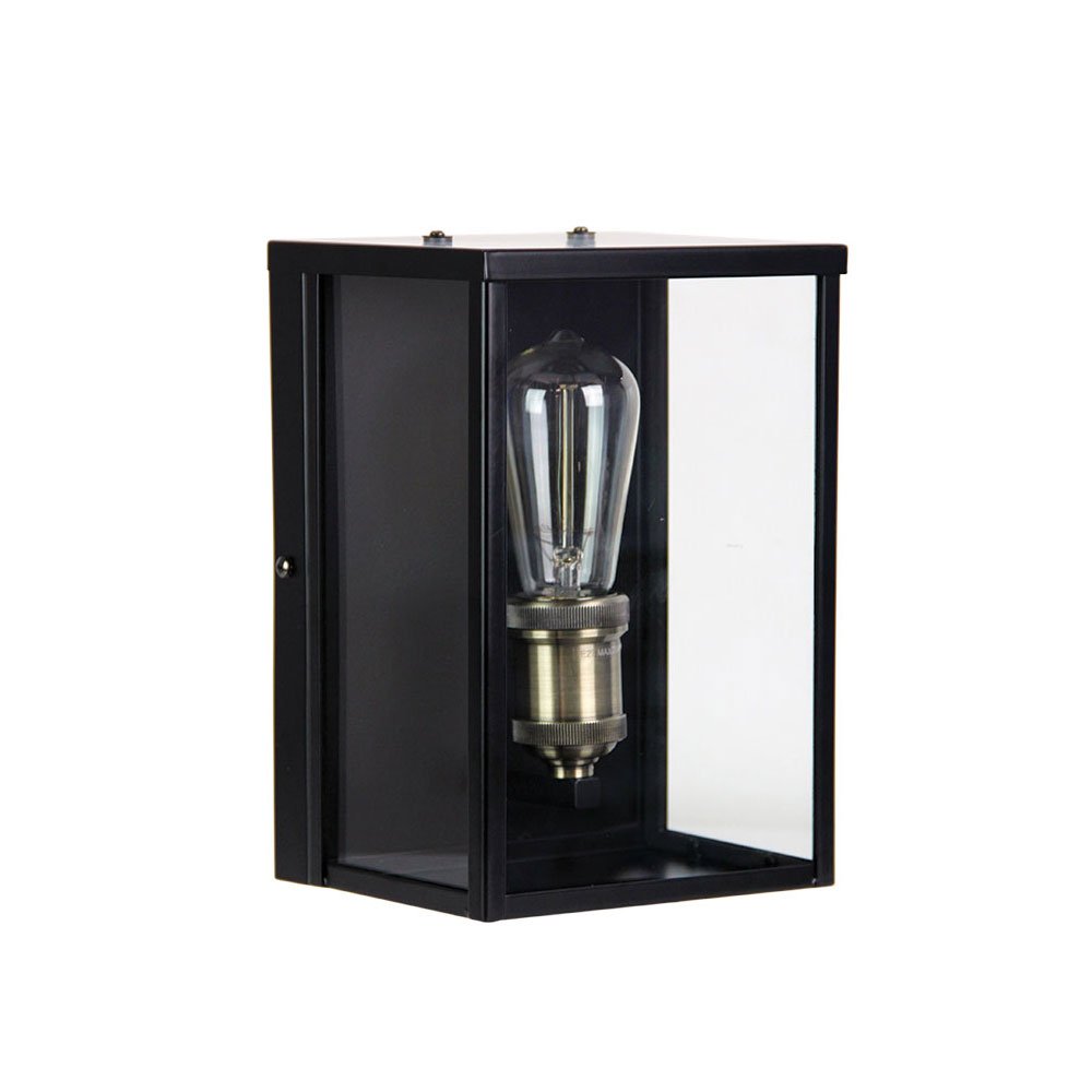 Buy Exterior Wall Lights Australia Oakland 1 Light Outdoor Wall Light Black - SL64908BK