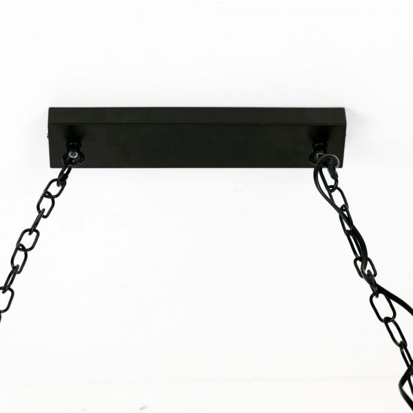 Buy Island Pendant Lights Australia Island 5 Light Pendant Natural / Black - SL65115