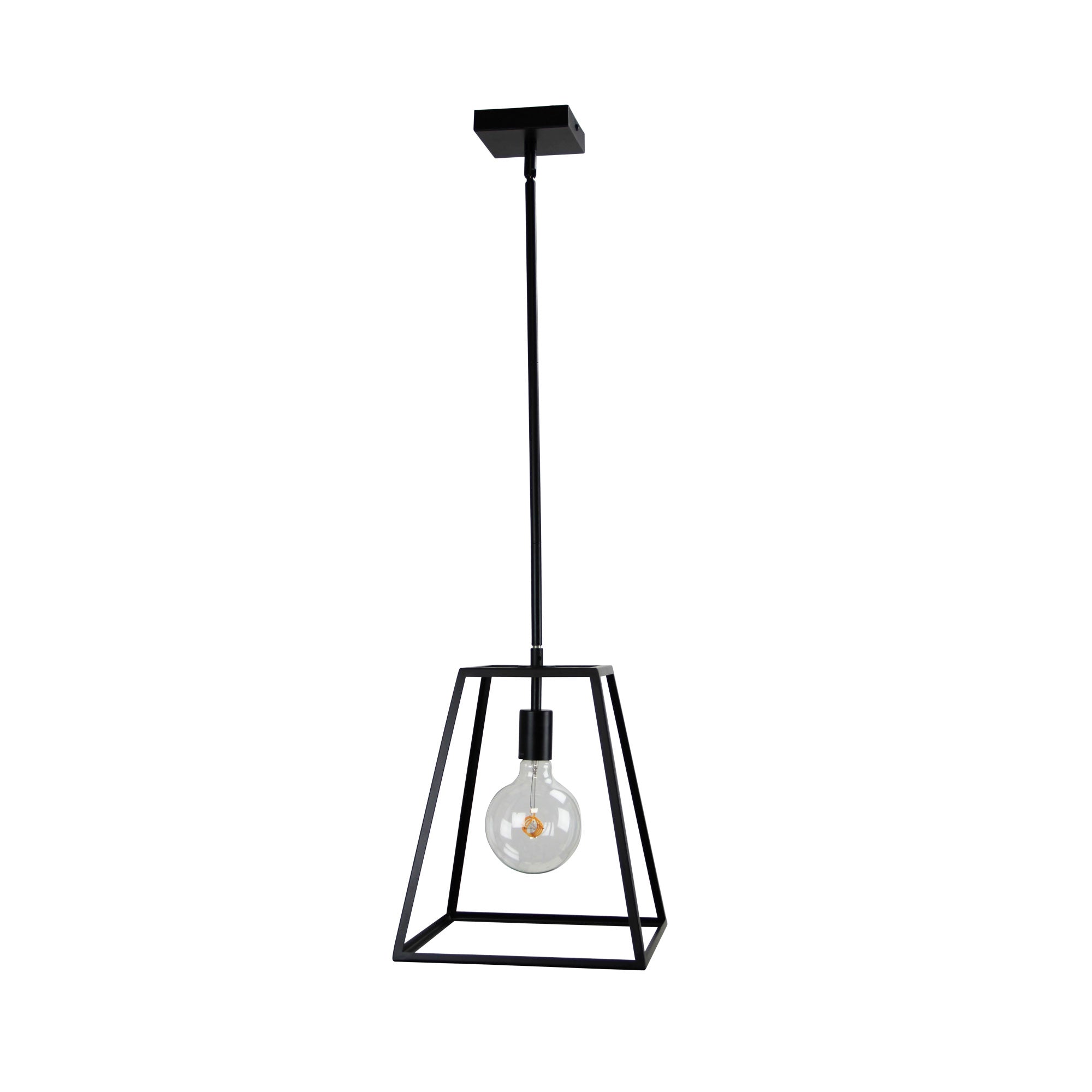 Southport 1 Light Pendant 300mm Black - SL66901BK