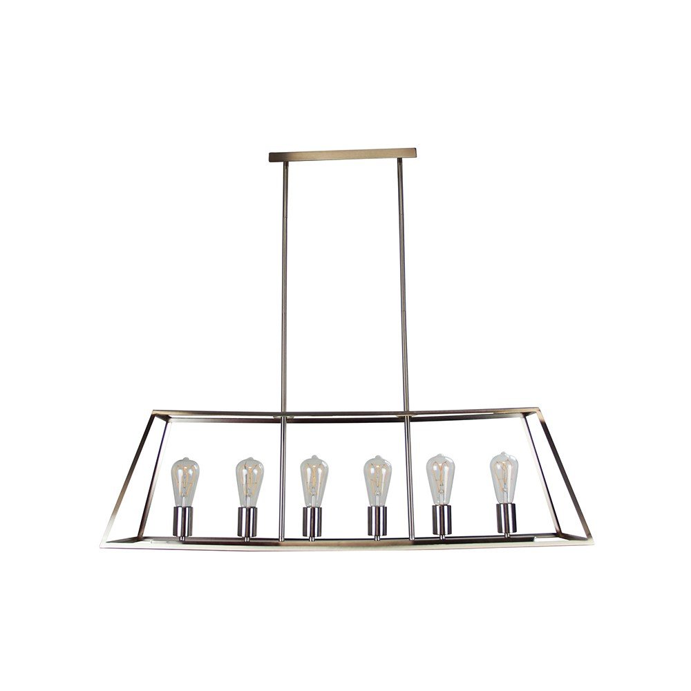 Buy Island Pendant Lights Australia Southport 6 Light Pendant Brushed Chrome - SL66906BC