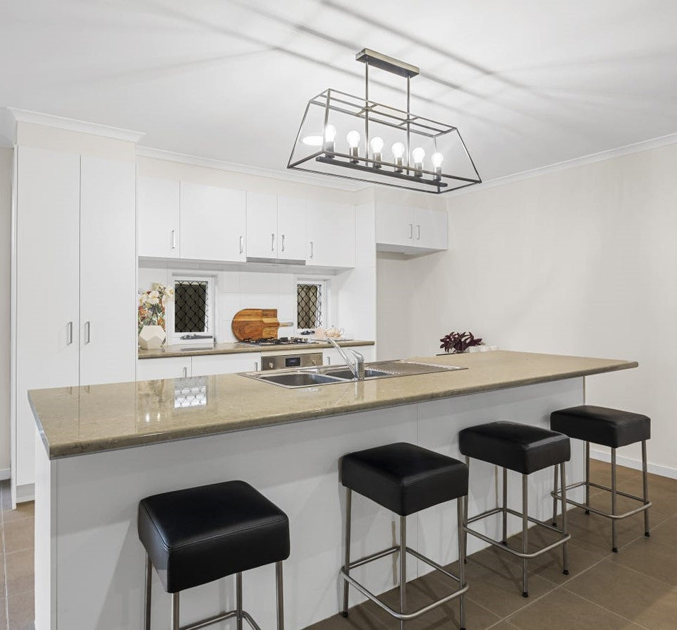 Buy Island Pendant Lights Australia Southport 6 Light Pendant Black - SL66906BK