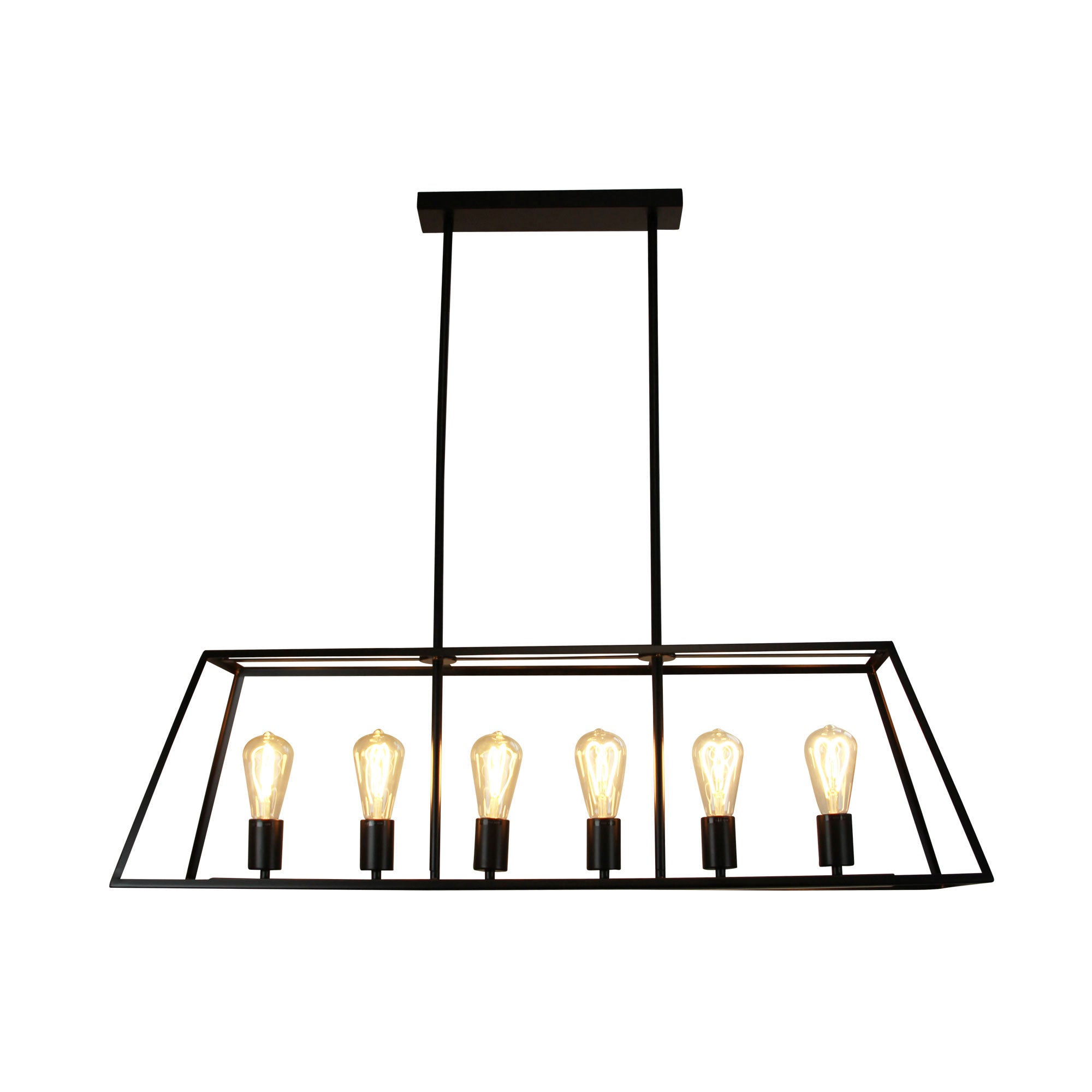 Buy Island Pendant Lights Australia Southport 6 Light Pendant Black - SL66906BK