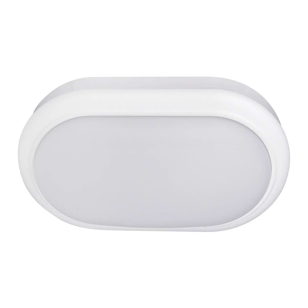 Buy LED Bunker Lights Australia Oval LED Bunker Light White Polycarbonate 3CCT - SL7271TC/WH