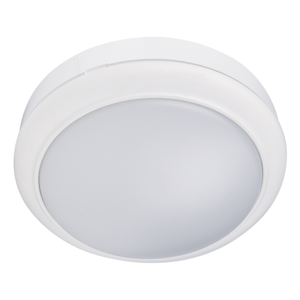 Round LED Bunker Light White Polycarbonate 3CCT - SL7272TC/WH