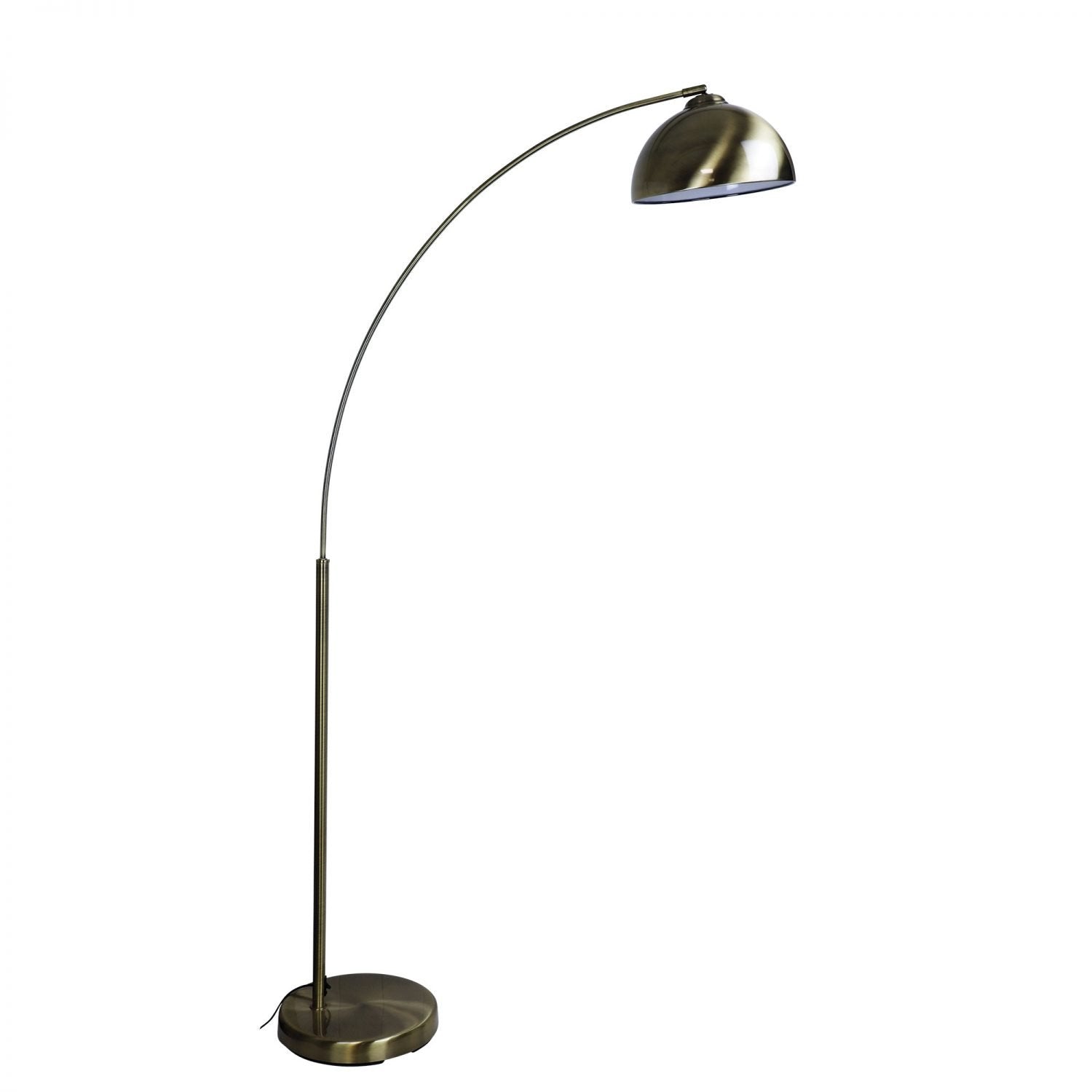 Buy Floor Lamps Australia Dome 1 Light Floor Lamp Arc Antique Brass - SL91201AB