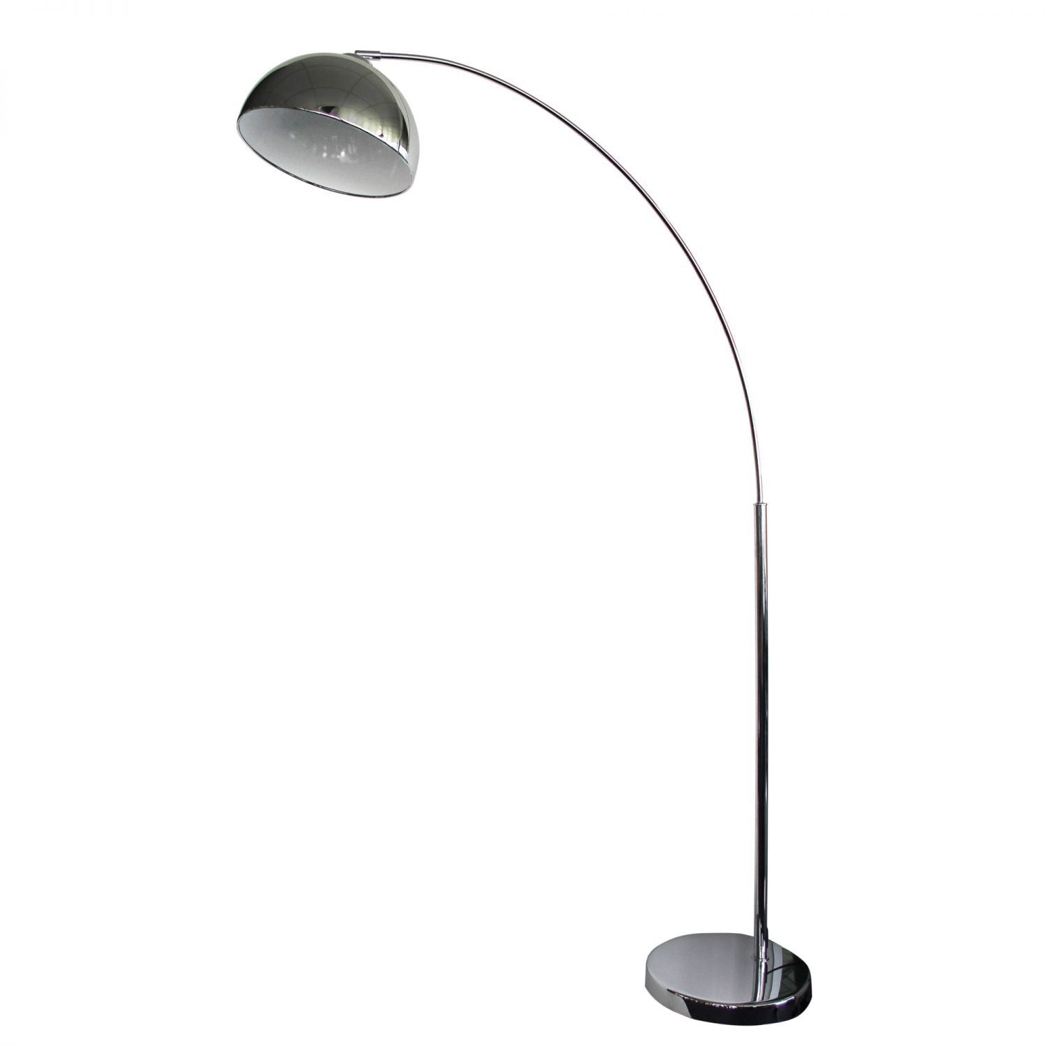 Dome 1 Light Floor Lamp Arc Chrome - SL91201CH