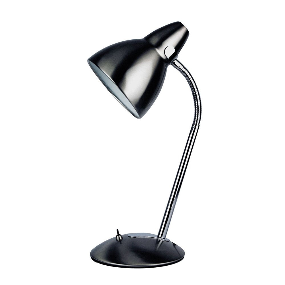 Buy Desk Lamps Australia Trax 1 Light Desk Lamp Brushed Chrome - SL98401BC