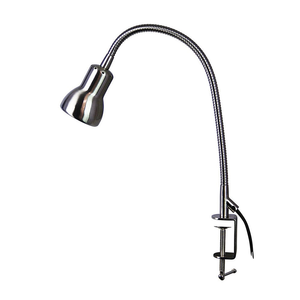Buy Clamp Lamps Australia Scope 1 Light Desk Lamp With Clamp Brushed Chrome - SL98431BC