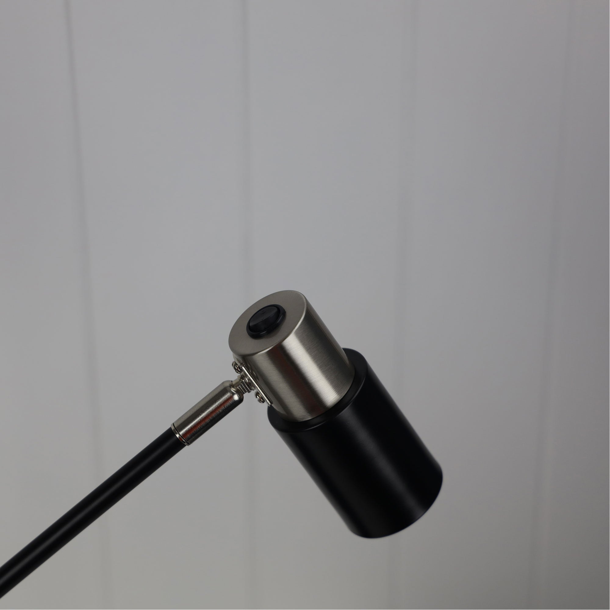 Buy Desk Lamps Australia Charlie 1 Light Desk Lamp Brushed Chrome / Black - SL98533BC