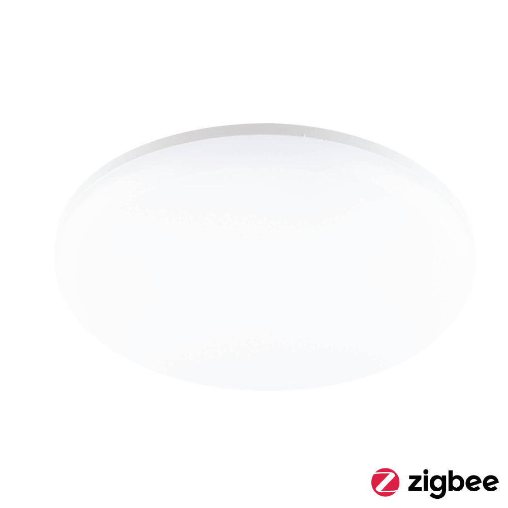 Buy Smart LED Oysters Australia Ikon Smart LED Dimmable 24W Tri-CCT Oyster Light Zigbee - SMCL01-ZB