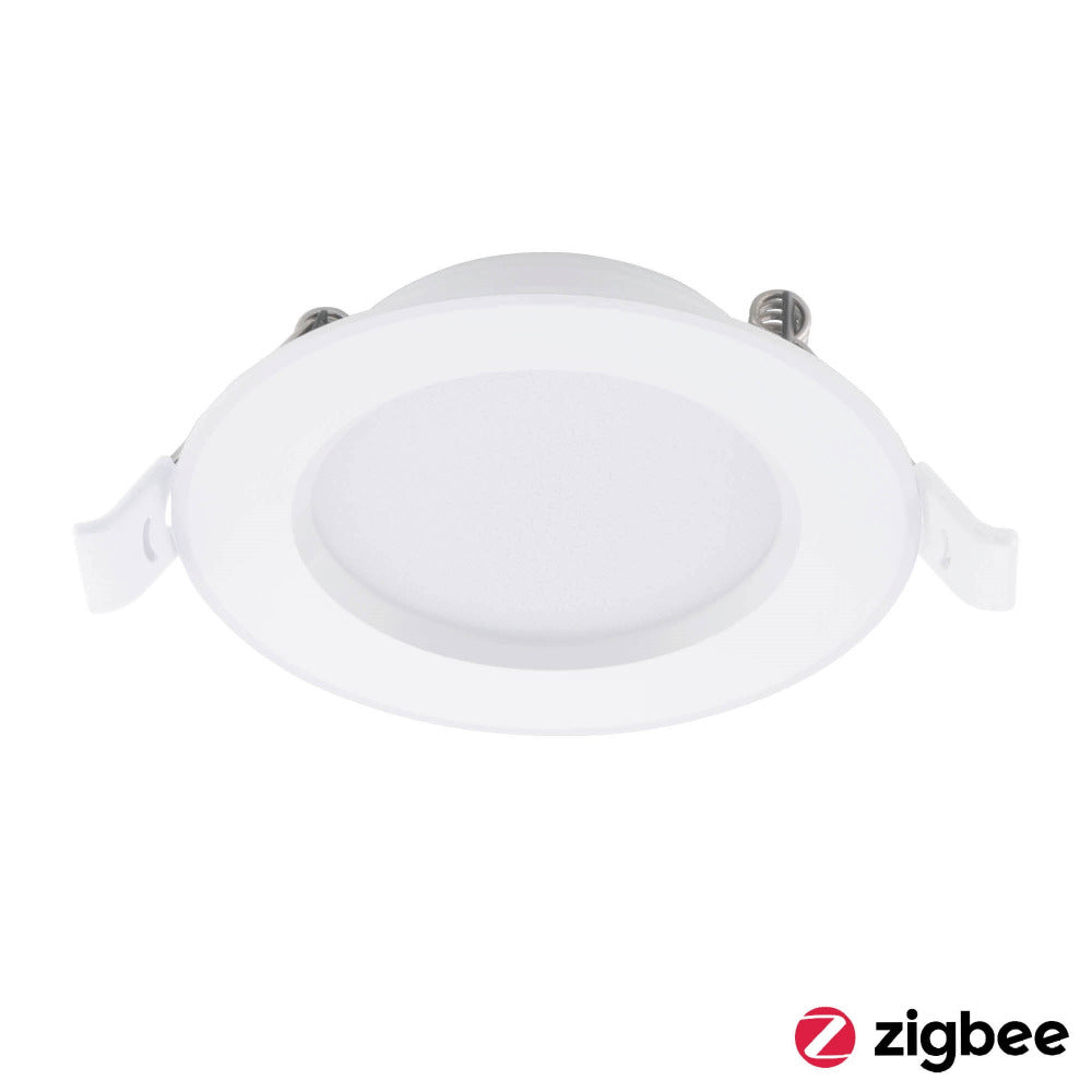 Buy Smart LED Downlights Australia Walter Smart LED Downlight 70mm CCT + RGB Zigbee - SMD4106W-RGB-ZB