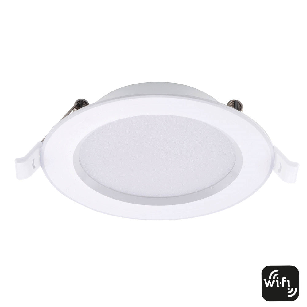 Buy Smart LED Downlights Australia Walter Smart LED Downlight 92mm CCT + RGB WIFI - SMD4109W-RGB