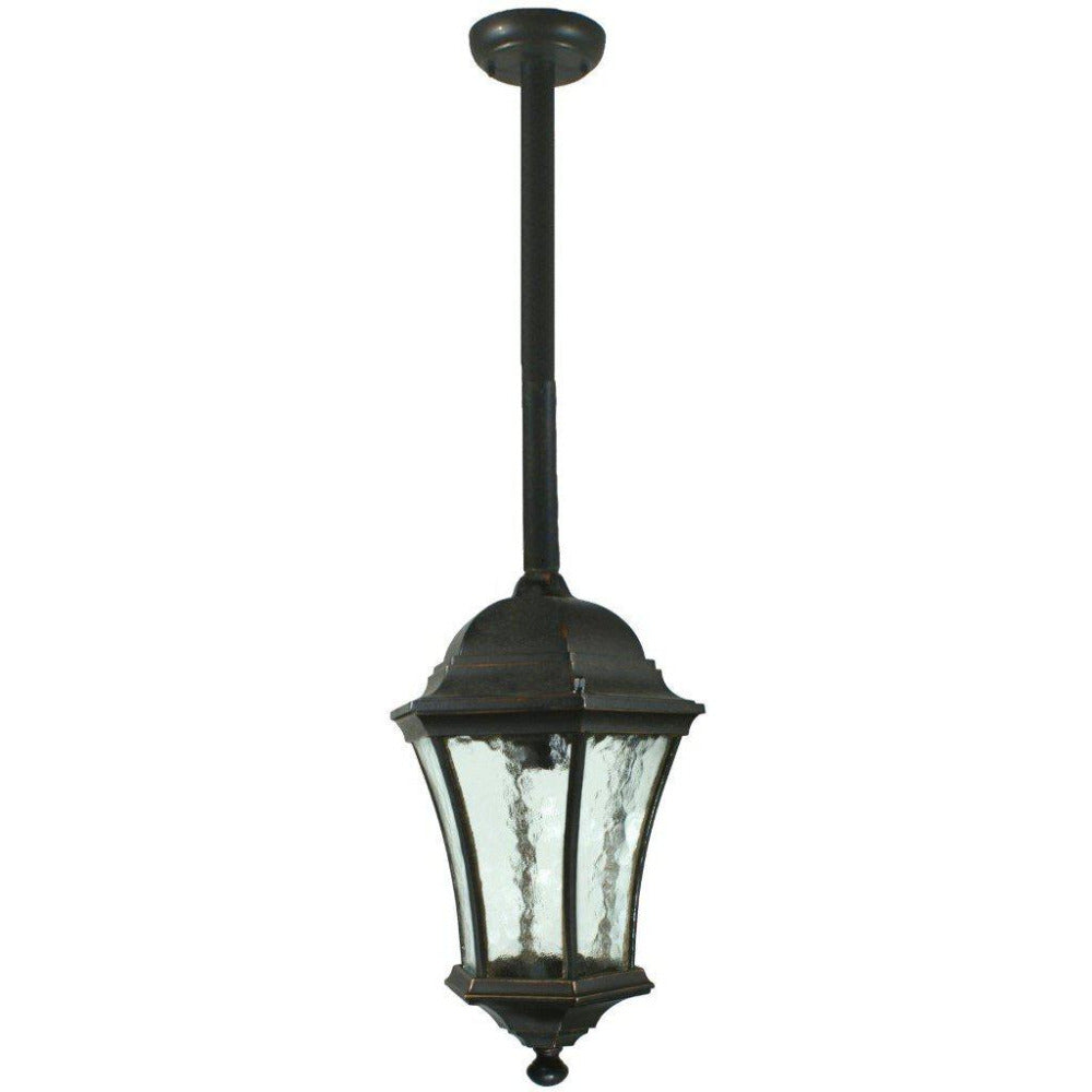 Buy Outdoor Pendant Lights Australia Strand Medium Outdoor Rod Pendant Antique Bronze IP44 - 1000491