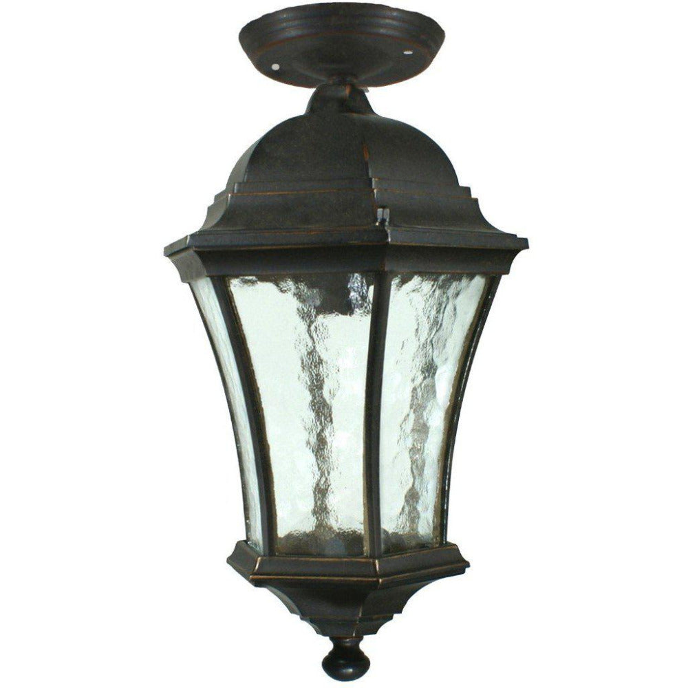 Buy Outdoor Close To Ceiling Lights Australia Strand Small Under Eave Light Antique Bronze IP44 - 1000496