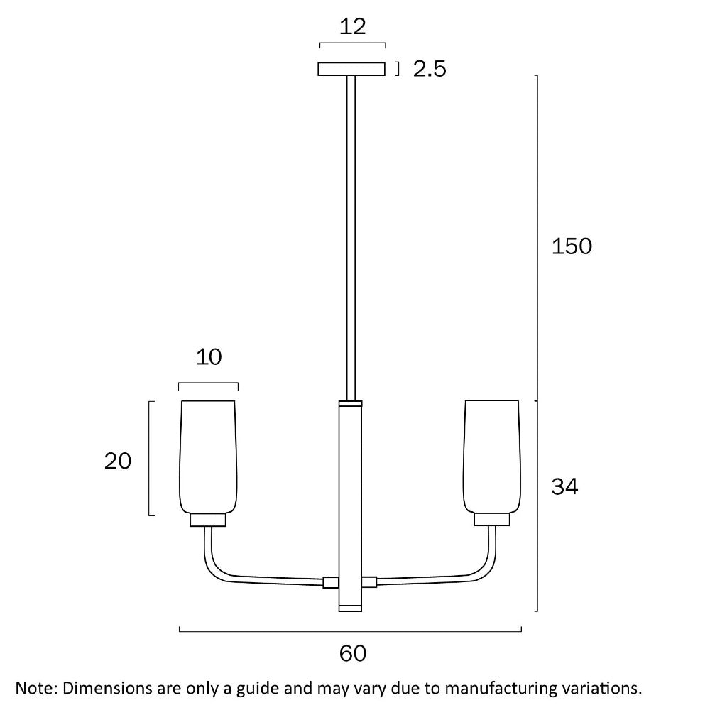 Sepring 4 Lights Pendant Lights 600mm Black Metal - SEBRING PE4-BKO