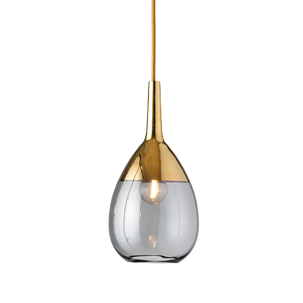 Buy Pendant Lights Australia Lute Pendant Light W140mm Glass - LA1014