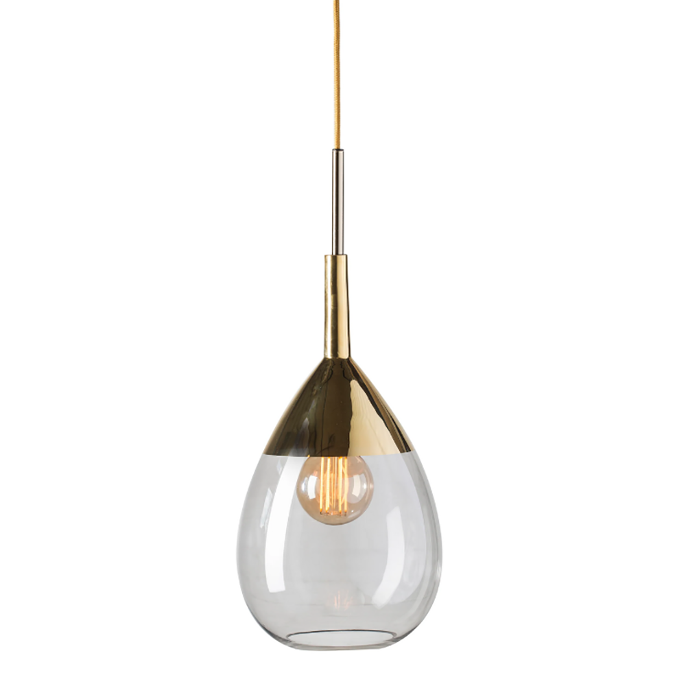 Buy Pendant Lights Australia Lute Pendant Light W220mm Glass - LA101