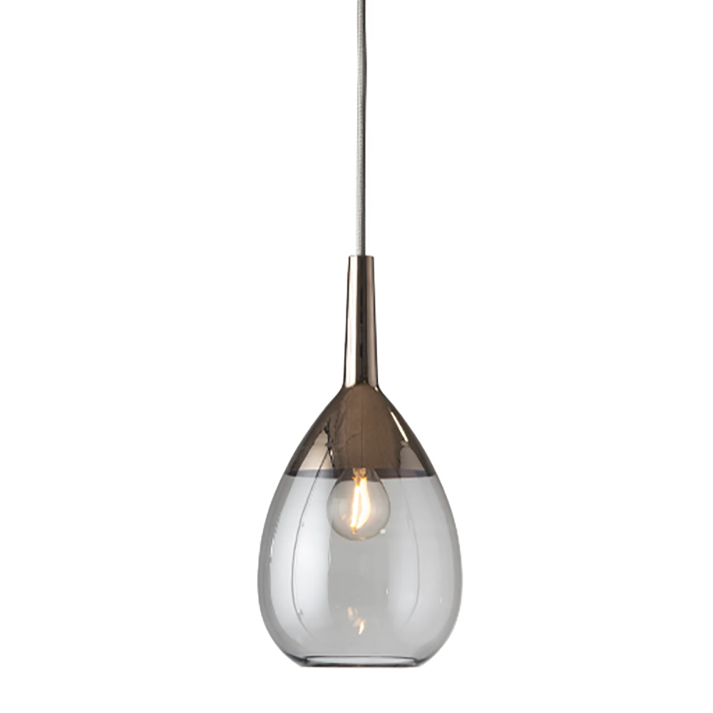 Buy Pendant Lights Australia Lute Pendant Light W140mm Glass - LA1014