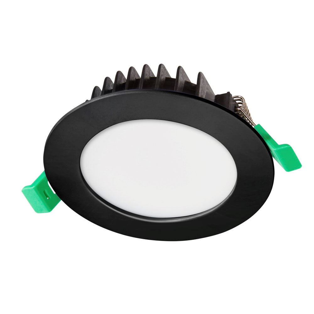 Buy Recessed LED Downlights Australia Blitz II Recessed LED Downlight 10W Matt Black 3 CCT - TLBD34510MD