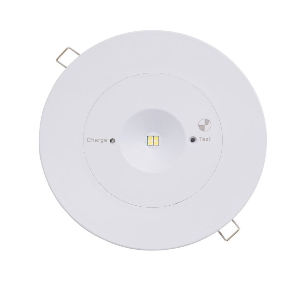 Buy Emergency LED Spitfire Australia Slimfire Recessed LED Emergency 3W Light 6000K 140mm x 17mm White - TLSE23W