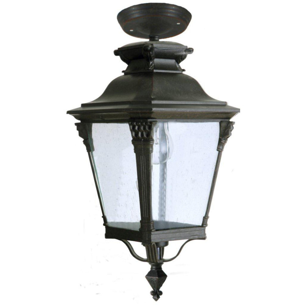Buy Outdoor Close To Ceiling Lights Australia Transit Medium Under Eave Light Antique Bronze IP44 - 1001528