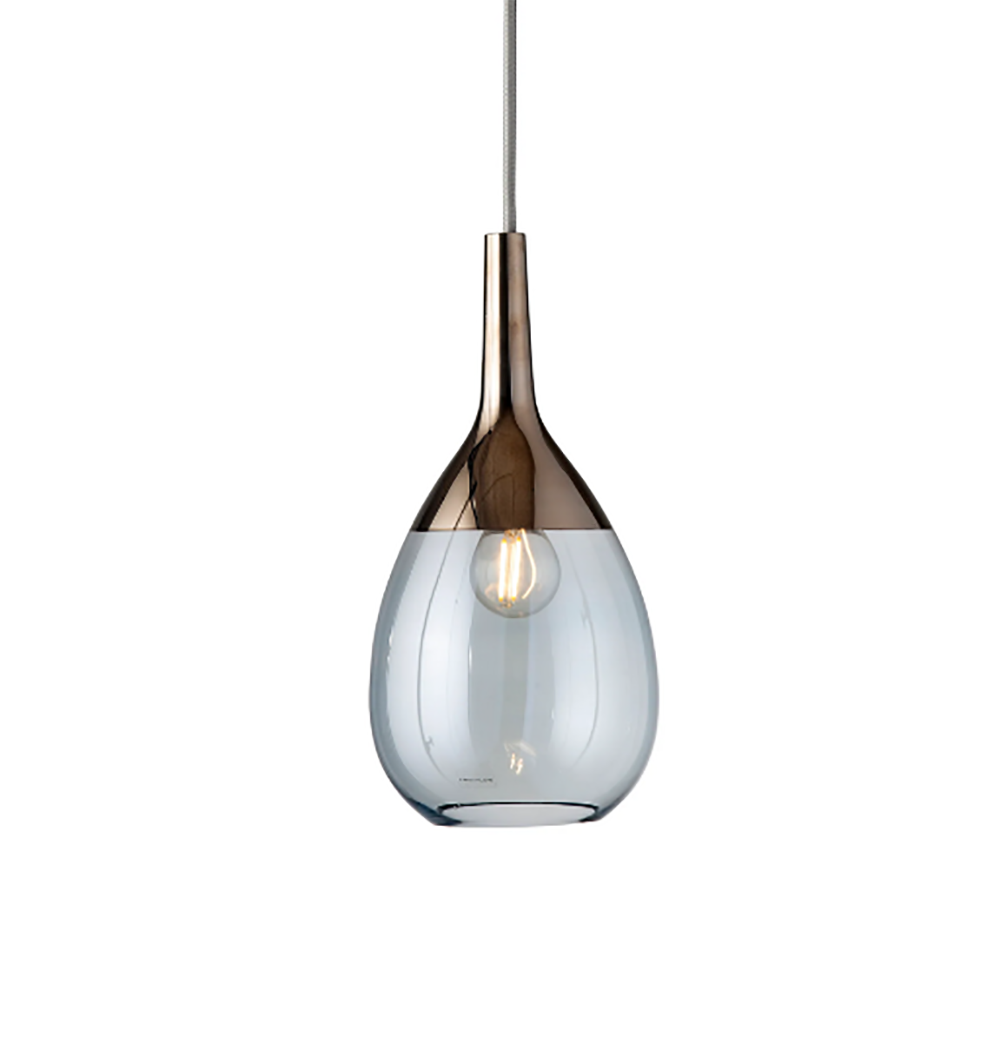 Buy Pendant Lights Australia Lute Pendant Light W140mm Glass - LA1014