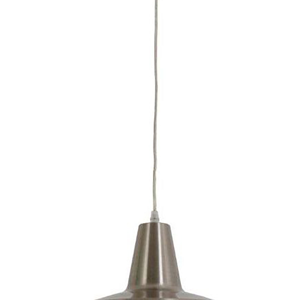 Buy Pendant Lights Australia Divo Angled Dome Shape 1 Light Pendant Satin Chrome - DIVO3