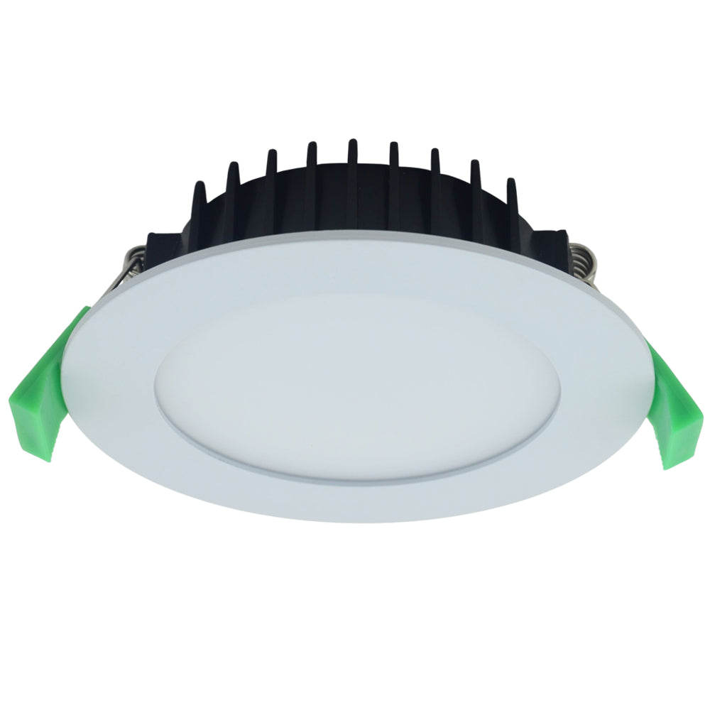 Buy Recessed Downlights Australia Blitz II 10W Tricolour LED Downlight Matt White - TLBD34510WD