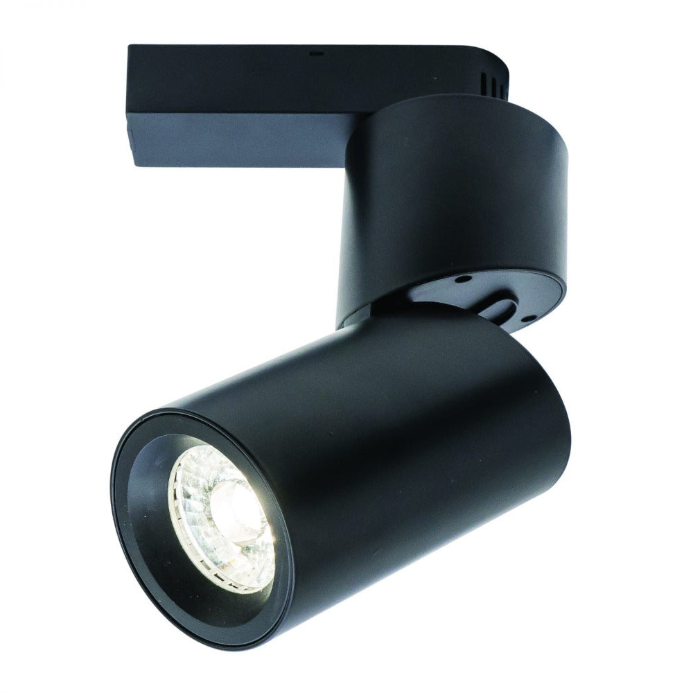 Buy Single Circuit Track Heads Australia Trax 15W LED Track Light Head Black 3000K - A89391BLK-3