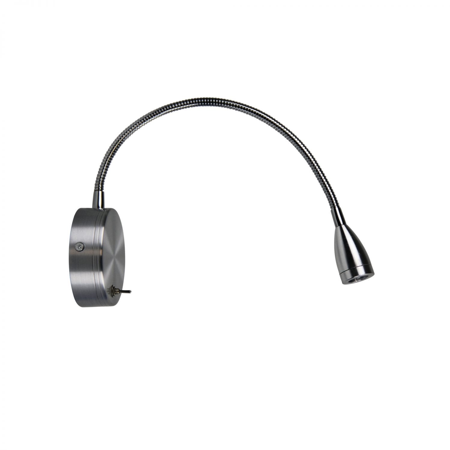 Buy Bedside Reading Lights Australia Flexi 3W Wall Light Brushed Aluminium - UA50913BA