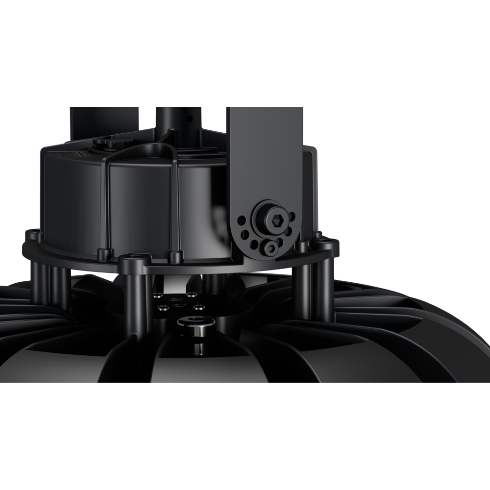 Buy LED High Bay Lights Australia UFO LED High Bay Light W300mm Black Aluminium TRI Colour - SHB23MP200TC